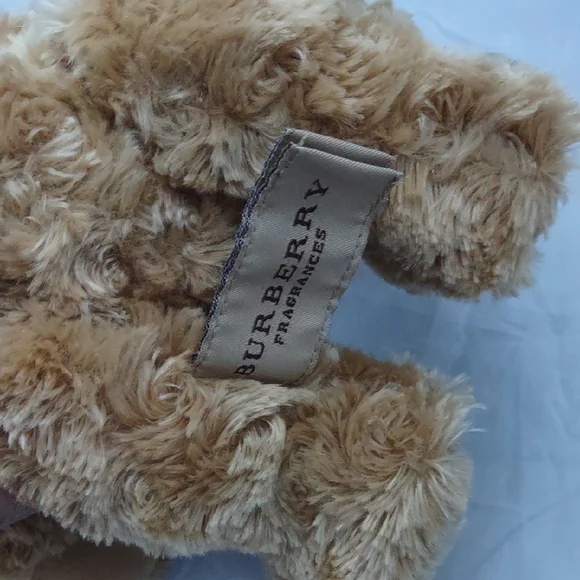 Burberry Brown Teddy Bear with Plaid Hat. Collectable Bear. - Picture 4 of 7